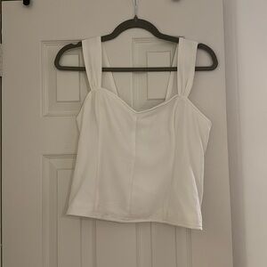 White Crop Top